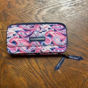 Simply Southern Pink and Blue Paisley Clutch